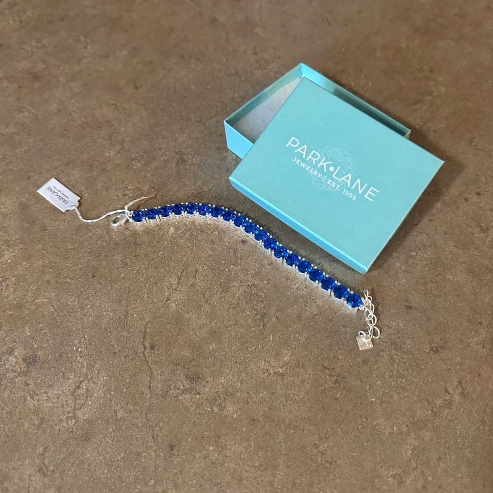 Park Lane Cobalt full size impression bracelet (Sapphire Blue) - Picture 6 of 6